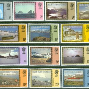 Falkland Islands Dep. – M   78-90 II Landskap – Vyer – Båtar – Pingviner, 13 kpl **