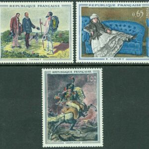 Frankrike – M 1415-1417 Konst, 3 kpl **