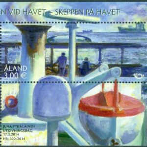 Åland – F BL  19 Livet på havet – Skepp, block kpl **