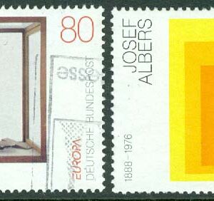 Tyskland – M 1673-1674 Samtida konst, 2 kpl stpl