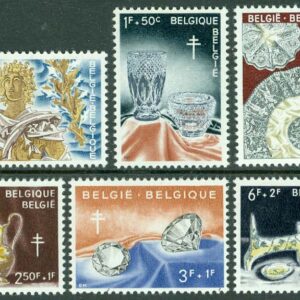 Belgien – M 1222-1227 Kampen mot tuberkulos, 6 kpl **