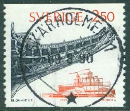 F 1624 Nya Vasamuséet, 2.50 kr. Prakt SKÄRHOLMEN 1  09.8.90  (A/Sö)