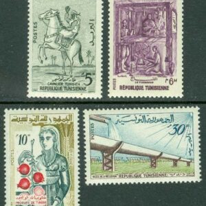 Tunisien – M  521-522, 524, 531 Livet i Tunisien, 4 ol **