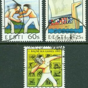 Estland – M  207-209 Baltiska spelen, 3 kpl stpl