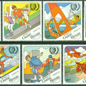 Guinea-Bissau – M  889-895 Sport – Ungdomsåret 1985, 7 kpl **