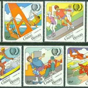Guinea-Bissau – M  889-895 Sport – Ungdomsåret 1985, 7 kpl **, ktt