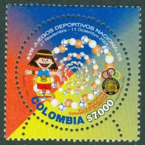 Colombia – M 2346 17:e Nationella sportspelen, 1 kpl **