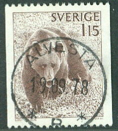 F 1038 Björn. Vackert ALVESTA 19.09.78  (G/Sm)