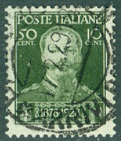 Italien – M  298 50-årsagen av kung Viktor Emanuel II`s död, 1 kpl stpl