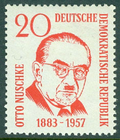 DDR – M  671 Otto Nuschke, politiker, 1 kpl *