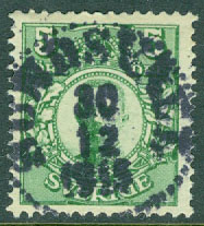 F   79 Medaljong 5 öre. SUNDSVALL 30.12 1918  (Y/Med)