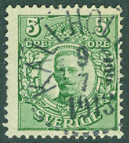 F   79 Medaljong 5 öre. KALLHOLMEN 9.7 1913  (AC/Vb) ktt