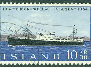 Island – F 414 Gullfoss, fartyg, 1 kpl stpl