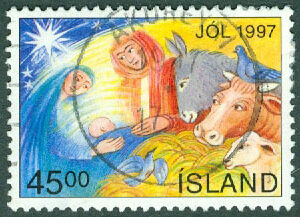 Island – F  916 Julfrimärke 1997, 45 kr stpl