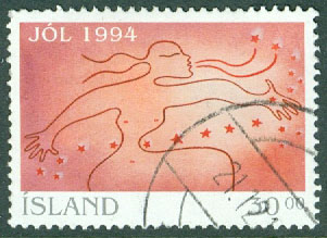 Island – F  851 Julfrimärke 1994, 30 kr stpl