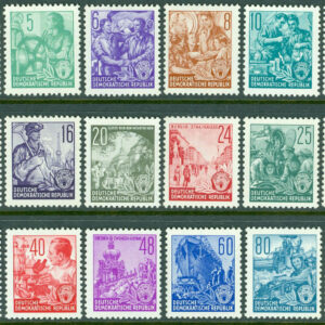 DDR – M  362-379 Femårsplan I, 18 kpl ** (utom 368 *)