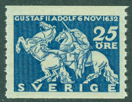 Sverige – F  236 Lützen 25 öre ** ktt