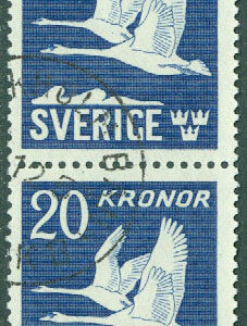 F  337BBa Flygande svanar, par kpl stpl