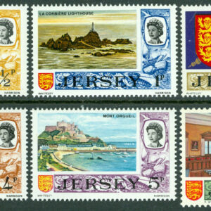 Jersey – M   34-35, 38, 41-42, 48 Motiv från Jersey – Drottning Elisabeth II, 6 olika **