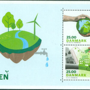 Danmark – F 1820-1821 (BL 130) Europa 2016 – Think Green, block kpl **