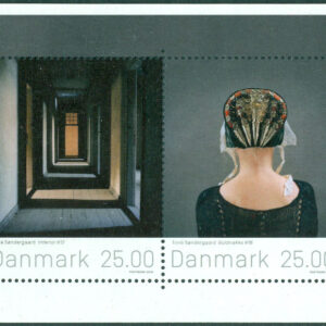 Danmark – F 1828-1829 (BL 132) Frimärkskonst XX, block kpl **