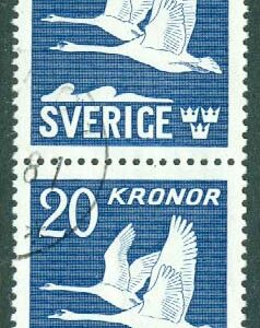 F  337BBc Flygande svanar, par kpl stpl