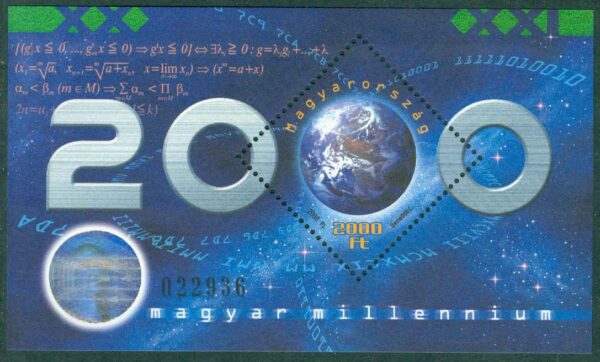 Ungern - M 4610 (BL 256) Millennieskifte, block *
