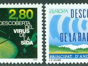 Andorra Fr – M  465-466 Europa 1994 – Upptäckter och uppfinningar, 2 kpl **