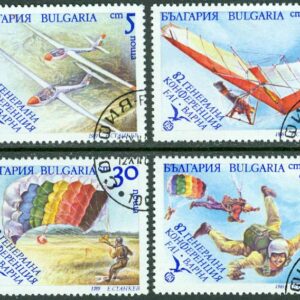 Bulgarien – M 3801-3840 Generalförsamling för International Air Sports Federation (FAI), Varna, 4 kpl stpl