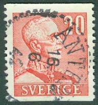 F  276 Gustaf V. ANTEN 16.6.42  (P/Vg)