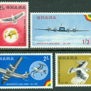 Ghana – M   28-31 Driftsättning av flygbolaget ”Ghana Airways”. 4 kpl **