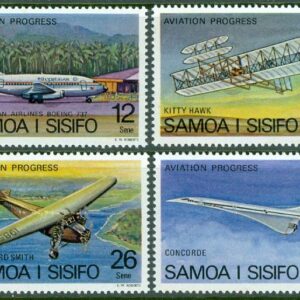 Samoa – M  366-369 Framsteg inom flyget, 4 kpl **