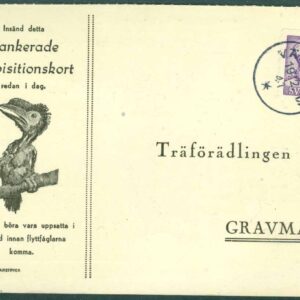F  273 på Rekvisitionskort stpl VÄRNANÄS 19.2.41  (H/Sm)