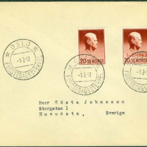 Norge – FDC 1942-02-01 – Vidkun Quisling
