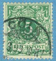 Deutsches Reich – M   46 Pärloval  5 Pf stpl