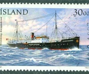 Island – F  864 Postfartyg II. MS Goðafoss III, 30 kr stpl