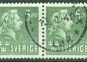 F  324BC Carl Michael Bellman, 3 + 4-sid tandn. I par stpl