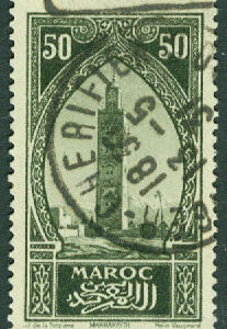 Marocko – M   33 Katubia-moskéns minaret, 50 C stpl