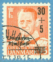 Danmark – F  392 Ungernhjälpen, 1 kpl stpl