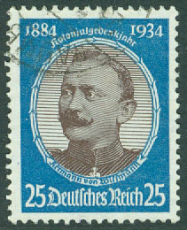 Deutsches Reich – M  543 Kolonialforskare, 25 Pf stpl