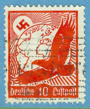 Deutsches Reich – M  530 Luftpost, 10 Pf stpl