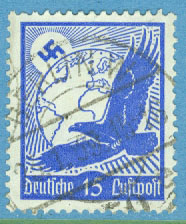 Deutsches Reich – M  531 Luftpost, 15 Pf stpl
