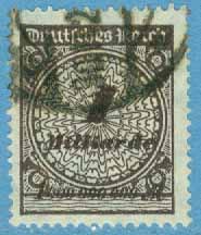 Deutsches Reich – M  325 A Siffertyp 1 Mrd M stpl