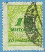 Deutsches Reich – M  328 A Siffertyp 10 Mrd M stpl