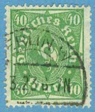 Deutsches Reich – M  232 Posthorn, 40 M stpl