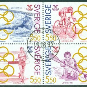 F 1738-1741 HBL 4-block stpl HELSINGBORG 1 16.06.92