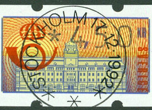 F EA 2c Prakt STOCKHOLM 17.12 1992 (4.50 kr)