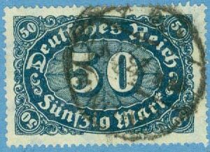 Deutsches Reich – M  246 Siffertyp i oval, 50 M stpl