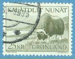 Grönland – F   74 Myskoxe, 1 kpl stpl