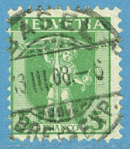 Schweiz – M   97 Tellpojke, 5 C prakt BASEL 13.iii.08